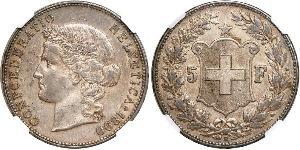 5 Franc Schweiz Silber 