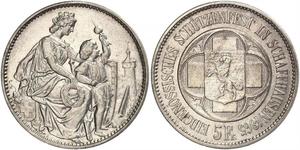 5 Franc Schweiz Silber 