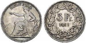 5 Franc Schweiz Silber 