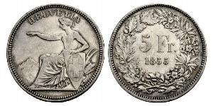 5 Franc Schweiz Silber 