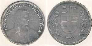 5 Franc Schweiz Silber 
