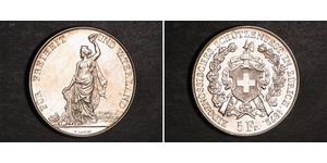 5 Franc Schweiz Silber 