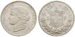 5 Franc Schweiz Silber 