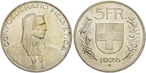 5 Franc Schweiz Silber 