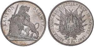 5 Franc Schweiz Silber 