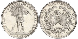 5 Franc Schweiz Silber 