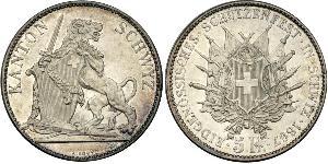 5 Franc Schweiz Silber 