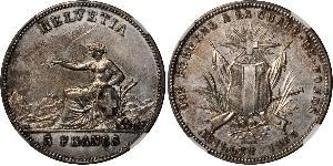 5 Franc Schweiz Silber 