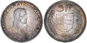 5 Franc Schweiz Silber 