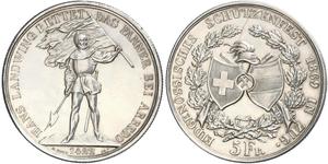 5 Franc Schweiz Silber 