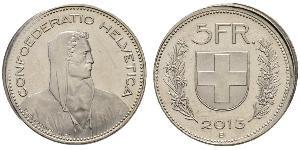 5 Franc Schweiz Silber 