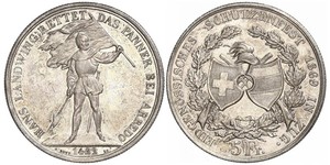 5 Franc Schweiz Silber 