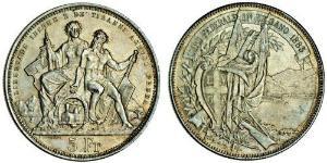 5 Franc Schweiz Silber 