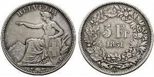 5 Franc Schweiz Silber 