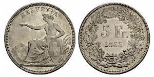 5 Franc Schweiz Silber 