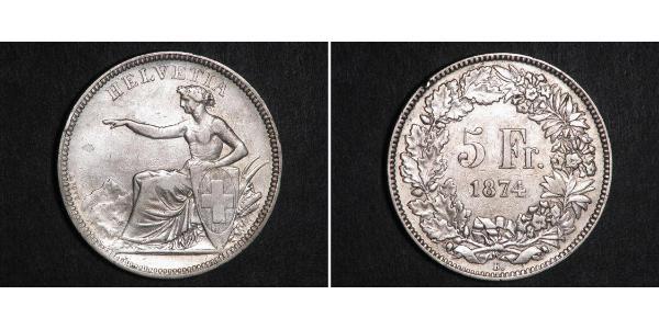 5 Franc Schweiz Silber 