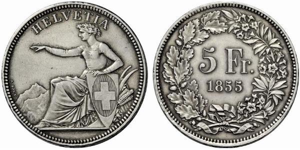 5 Franc Schweiz Silber 