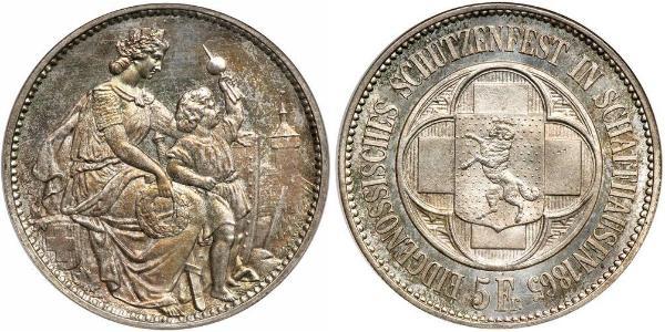 5 Franc Schweiz Silber 