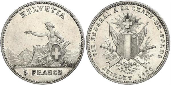 5 Franc Schweiz Silber 