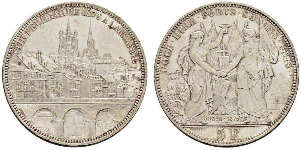 5 Franc Schweiz Silber 