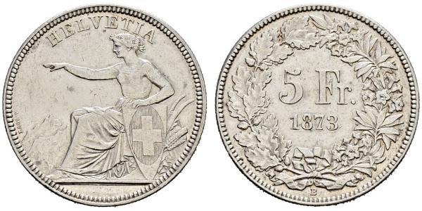 5 Franc Schweiz Silber 