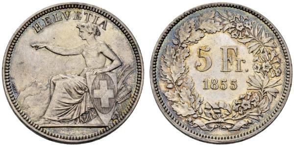 5 Franc Schweiz Silber 