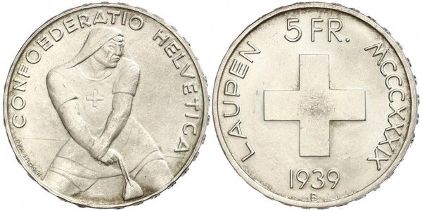 5 Franc Schweiz Silber 