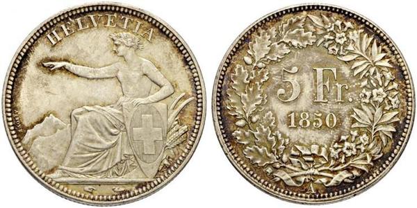 5 Franc Schweiz Silber 