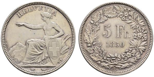 5 Franc Schweiz Silber 