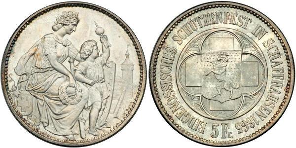 5 Franc Schweiz Silber 