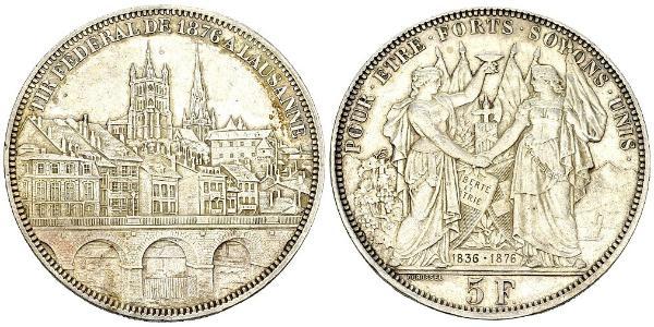 5 Franc Schweiz Silber 