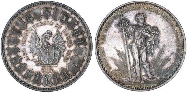 5 Franc Schweiz Silber 