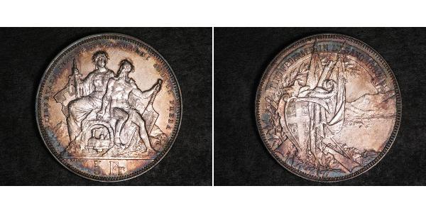 5 Franc Schweiz Silber 