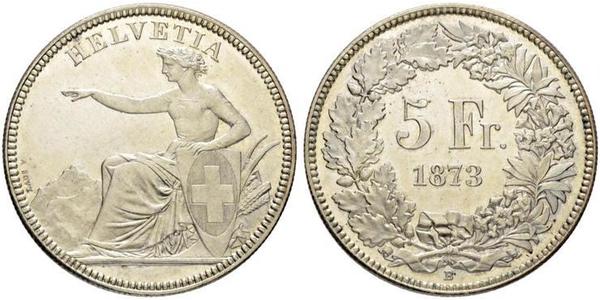 5 Franc Schweiz Silber 