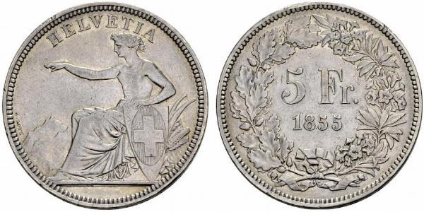5 Franc Schweiz Silber 