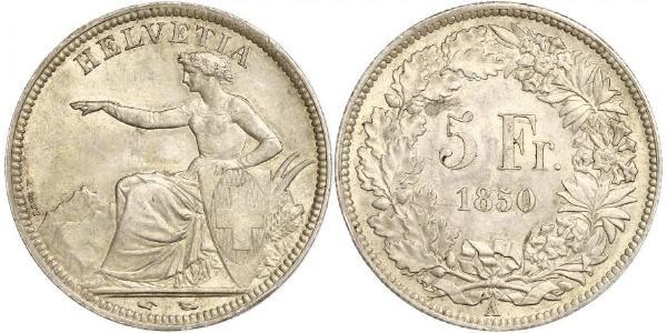 5 Franc Schweiz Silber 