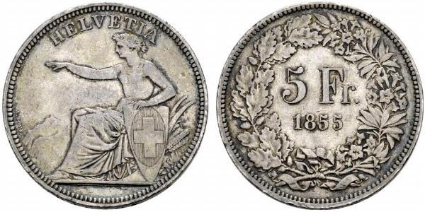 5 Franc Schweiz Silber 
