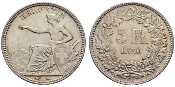 5 Franc Schweiz Silber 