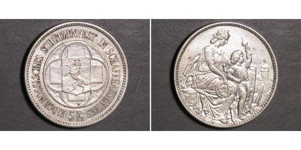 5 Franc Schweiz Silber 