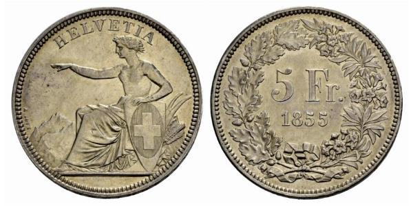 5 Franc Schweiz Silber 