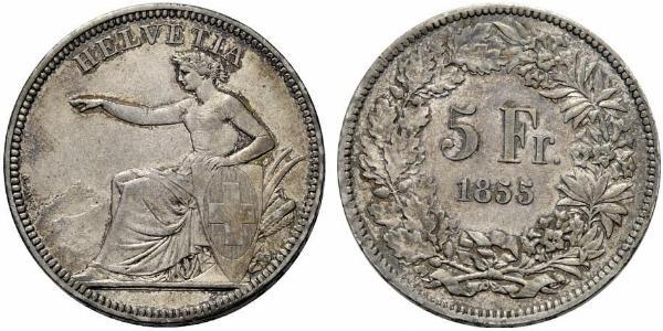 5 Franc Schweiz Silber 