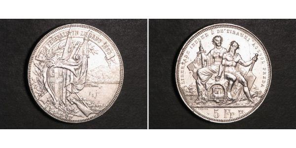 5 Franc Schweiz Silber 
