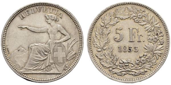 5 Franc Schweiz Silber 
