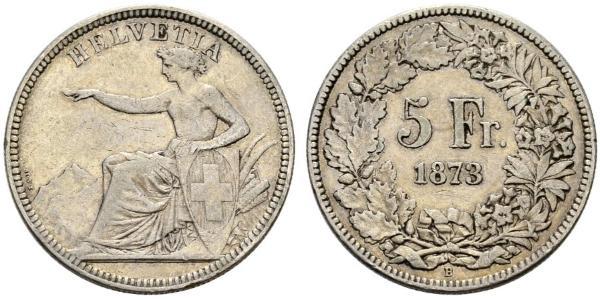 5 Franc Schweiz Silber 