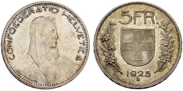 5 Franc Schweiz Silber 