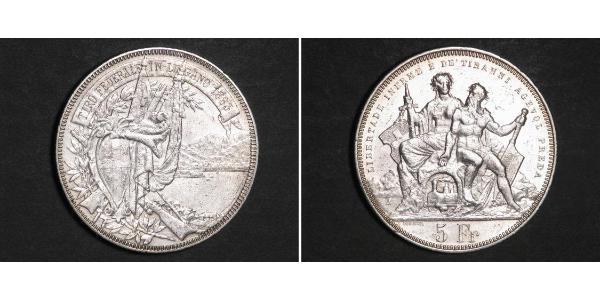 5 Franc Schweiz Silber 