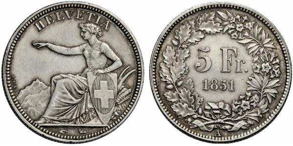 5 Franc Schweiz Silber 