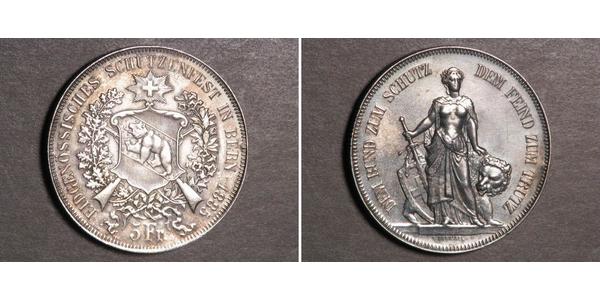 5 Franc Schweiz Silber 