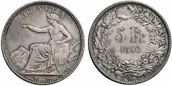 5 Franc Schweiz Silber 