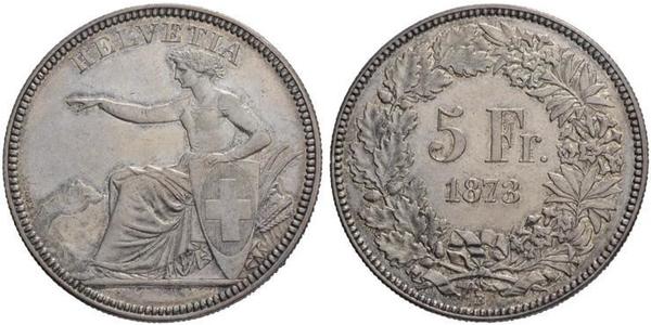 5 Franc Schweiz Silber 